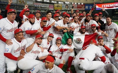 Selección Mexicana Olímpica de Beisbol y su foto