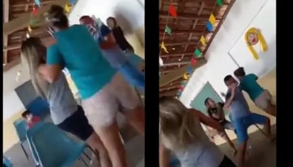 VIRAL: Hombre acompaña a su amante a vacunarse contra COVID-19 y se encuentra a su esposa