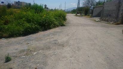 Los vecinos de la calle Manantial de Monclova piden pavimentación