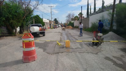 Las obras municipales obligan el cierre de la entrada a la colonia Estancias de Monclova 