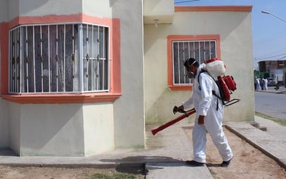 La Secretaría de Salud fumiga colonias de Monclova