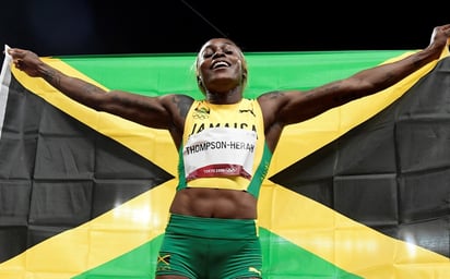 Elaine Thompson remata en 200 su segundo doblete olímpico