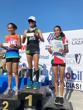 Lety Acosta y Bracamontes ganan carrera Coparmex