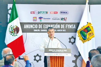 4 mdd en expansión de FYMSA, y  la generación de 400 nuevos empleos