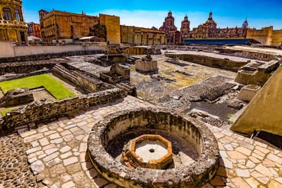 Templo Mayor de México sigue en reparación por daños que sufrió en tormenta