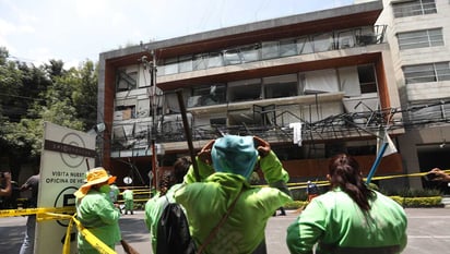 Captan momento de la explosión por acumulación de gas en edificio de Benito Juárez