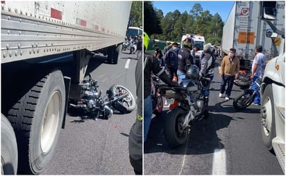 Motociclista: ‘Veníamos circulando como a 250, echando carreritas’