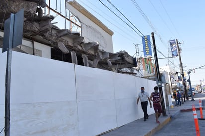 Demolición de local en zona centro reduce paso peatonal