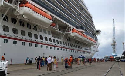 Arriba a Mazatlán primer crucero desde que se suspendieron por COVID-19 