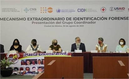 Presentan Grupo Coordinador del Mecanismo de Identificación Forense