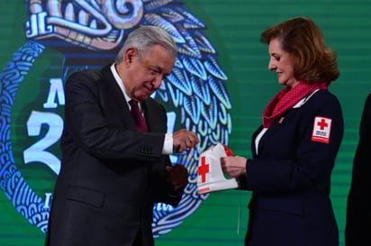 AMLO arranca Colecta Nacional 2021 de la Cruz Roja Mexicana