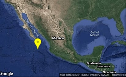 Reportan sismo de magnitud 5.3 en Baja California Sur