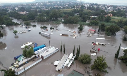 AMLO realizó sobrevuelo en zona afectada por inundaciones: Fayad