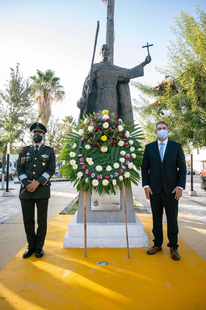 Juan Larios; Fundador de Coahuila