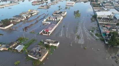 Sigue desbordamiento del río Salado, en Hidalgo