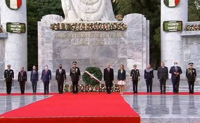 AMLO conmemora 174 Aniversario de la defensa de los Niños Héroes