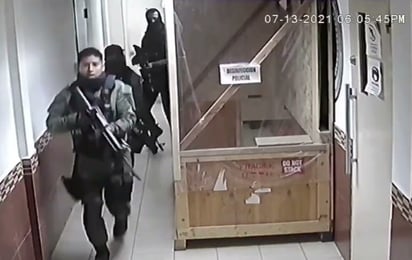 VIDEO: Rescatan al narcotraficante 'El Calamardo', líder de 'Los Metros', en la Fiscalía de Tamaulipas