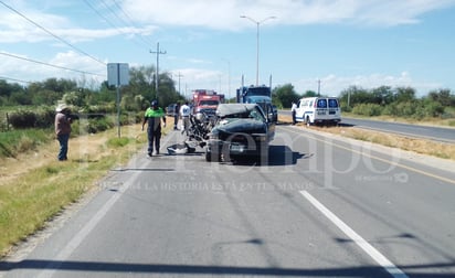 Una embarazada sufre accidente automovilístico en Frontera