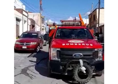 Se incendia tráiler en el Pape de Monclova 