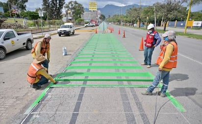 Arrancan obras de Biciruta en zona conurbada de Oaxaca