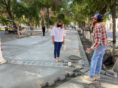 Las autoridades concluyen embanquetado de la Plaza Miguel Hidalgo en San Buenavantura 