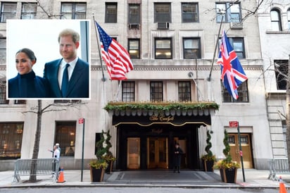 Harry y Megan eligen el hotel favorito de Lady Di en Nueva York