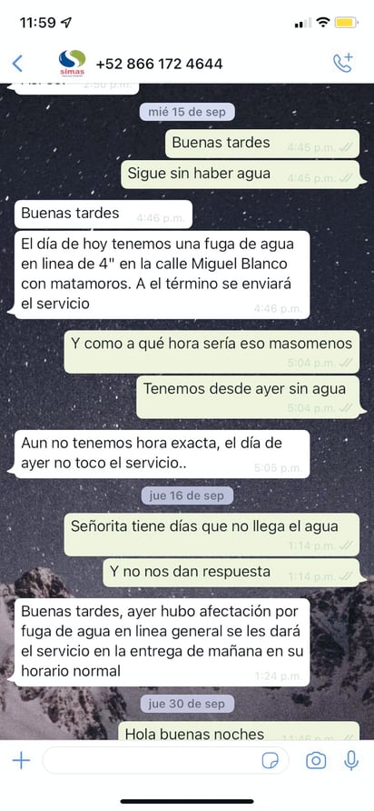 Ciudadanos se quejan por el desabasto de agua que presentan Monclova 