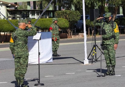 Protesta nuevo comandante de 11 Zona Militar en Zacatecas