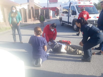 Peatón terminó con lesiones de consideración al ser embestido por un auto en Frontera 