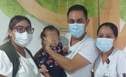 Tras 5 meses hospitalizada de gravedad, salvan a pequeña de 2 años