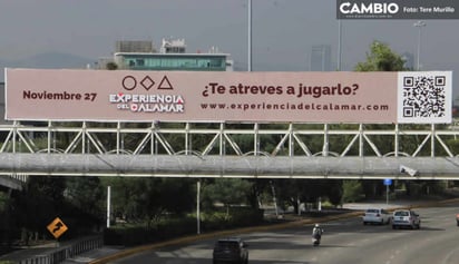 Misteriosa experiencia de ‘El juego del calamar’ se anuncia en una avenida de Puebla