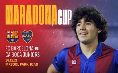 Barcelona y Boca Juniors jugarán la Copa Maradona el 14 de diciembre