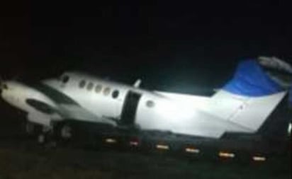 Abandonan avioneta con 'cristal' y marihuana en Veracruz