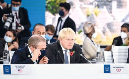 Boris Johnson dice que 'no hay posibilidad' de detener el cambio climático