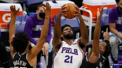 Joel Embiid da positivo a COVID-19 y será baja al menos 10 días con Sixers