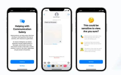 iOS difuminará imágenes de desnudos