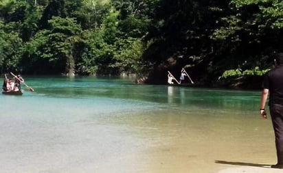 Buscan a turista israelí arrastrado por río Santo Domingo en Chiapas