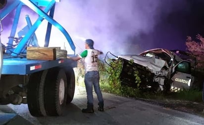 Cae a barranco camioneta de la Guardia Nacional; mueren dos oficiales