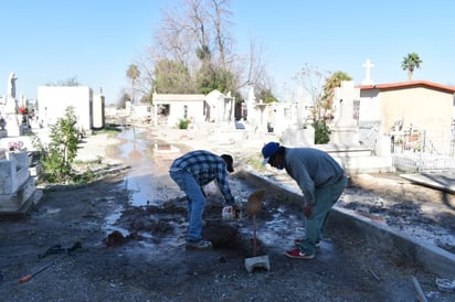 Un pinabete provoca enorme fuga de agua en el Panteón Guadalupe de Monclova