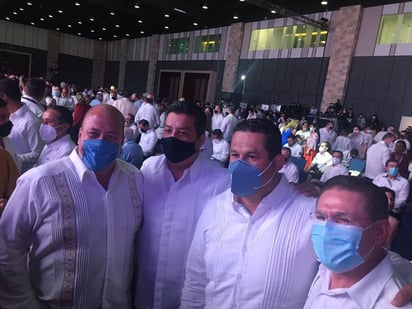 Gobernador de Tamaulipas asiste a evento que inaugurará AMLO