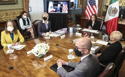 AMLO continúa visita a EU en reunión con la vicepresidenta estadounidense Kamala Harris