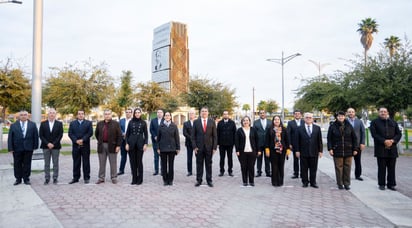 Autoridades celebran la Revolución Mexicana con acto cívico en Monclova 