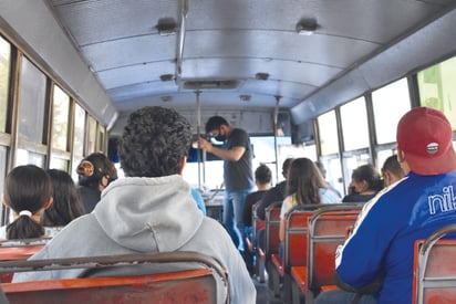 Tres rutas del transporte fuera de circulación por falta de pasaje en Monclova