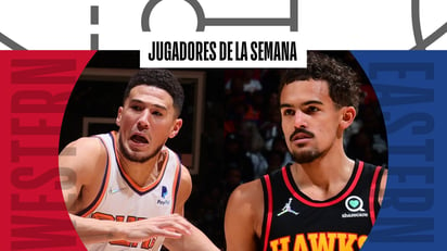 Devin Booker y Trae Young, jugadores de la semana 6 en la NBA