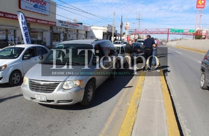 Carambola de 4 automóviles en Monclova deja dos personas lesionadas 