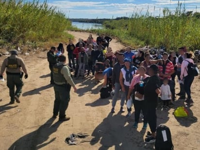 107 indocumentados fueron detenidos en Eagle Pass, la mayoría procedentes de Venezuela