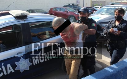 Sujeto es detenido por robar una alcantarilla de Monclova