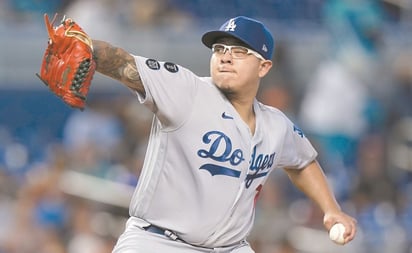 Julio Urías, el mejor pitcher zurdo de la temporada 2021 de las Grandes Ligas