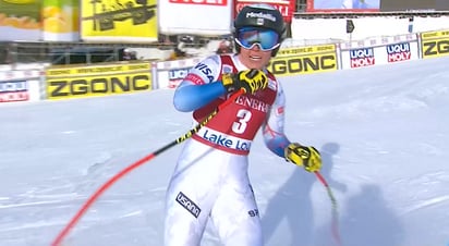 Sofia Goggia vuelve a ganar por delante de Breezy Johnson en Lake Louise