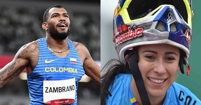 Anthony Zambrano y Mariana Pajón, los deportistas del año en Colombia